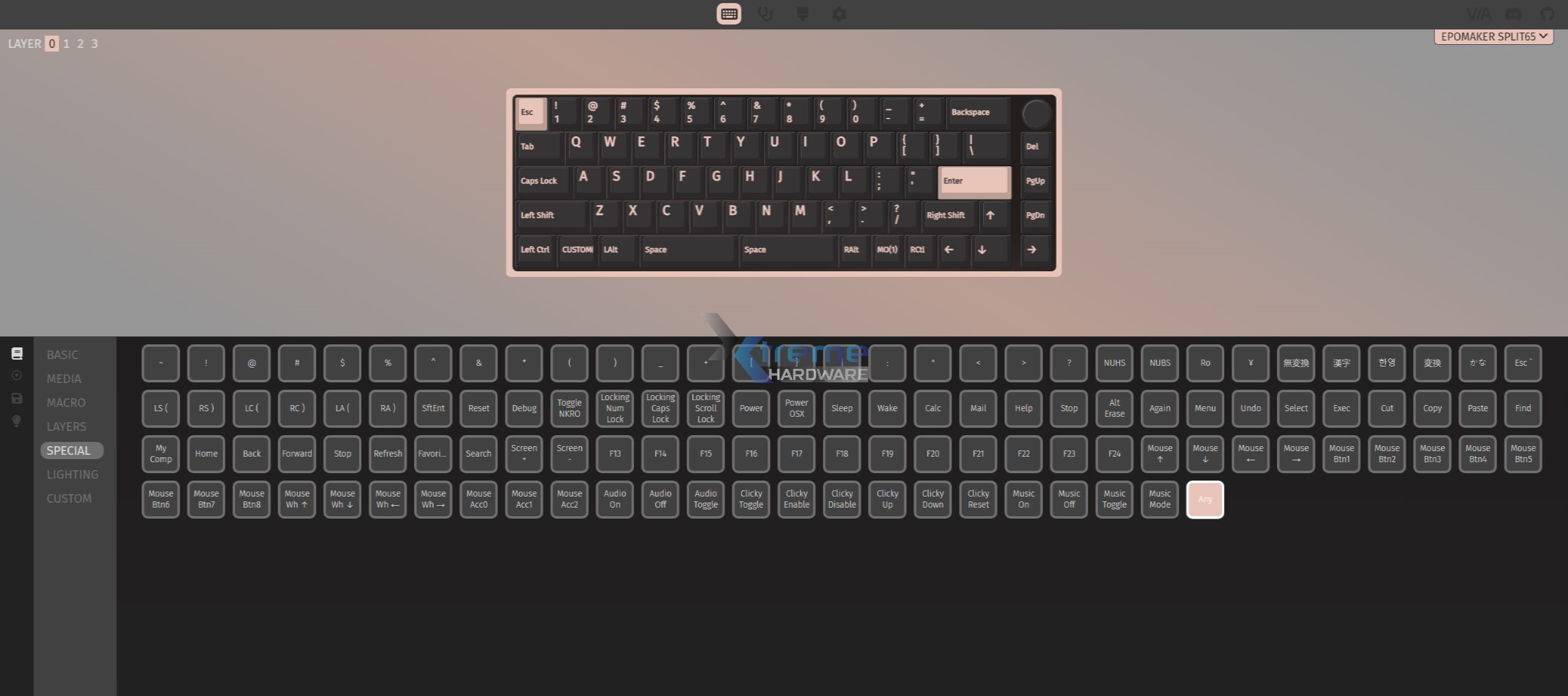 EPOMAKER Split65 via 5 0201b